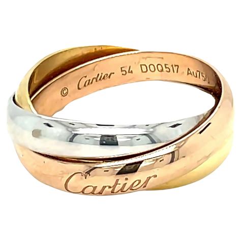 cartier trinity classic ring|trinity ring cartier price.